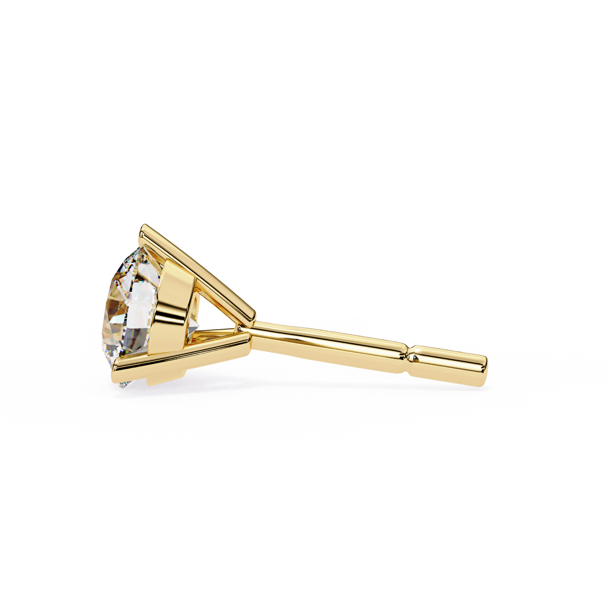 2.57ct Round Diamond Stud Earrings – Solitairekart